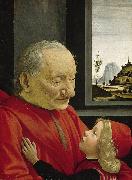 Domenico Ghirlandaio Old Man and Young Boy (mk08) china oil painting reproduction